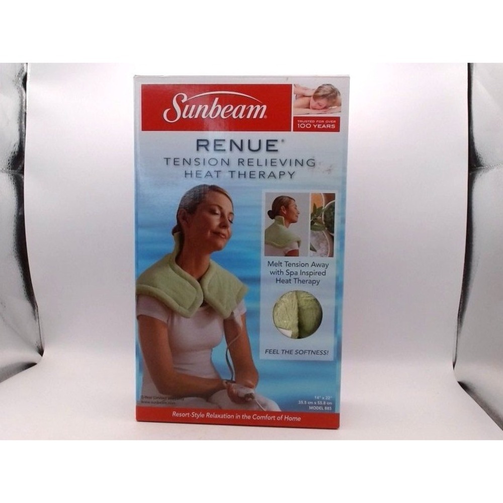 Sunbeam - Renue Heating Pad, 14" x22", BRAND NEW IN BOX